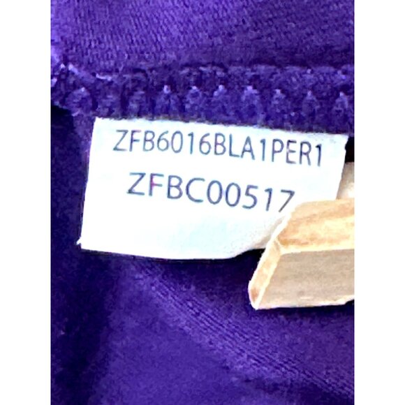 CCC Purple Adjustable Strap Camisole Built in Bra Size Medium - Picture 6 of 6